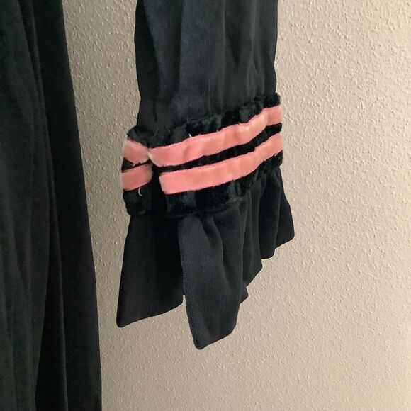 Handmade Vintage Retro Victorian Whimsigoth Witchy Dark Feminine Midi Dress XS - Picture 8 of 8